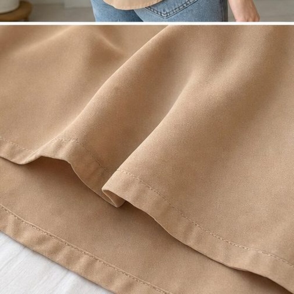 Camel Ruffle Blouse - Picture 6 of 6